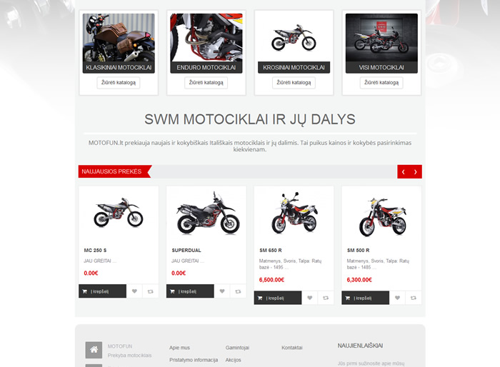 Motofun.lt - prekyba naujais SWM motociklais